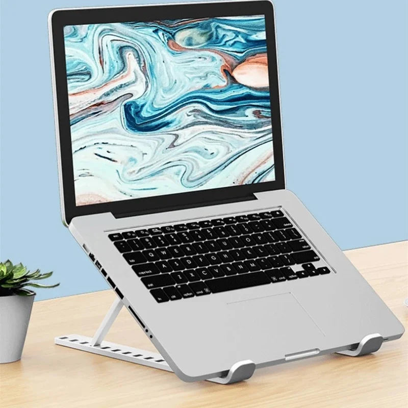 Soporte Ergonómico para portatil de Aluminio PRO o Elevador Plegable TecGadget.