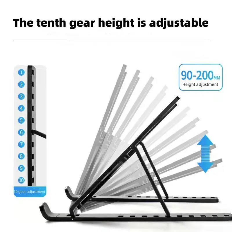Soporte Ergonómico para portatil de Aluminio PRO o Elevador Plegable TecGadget.